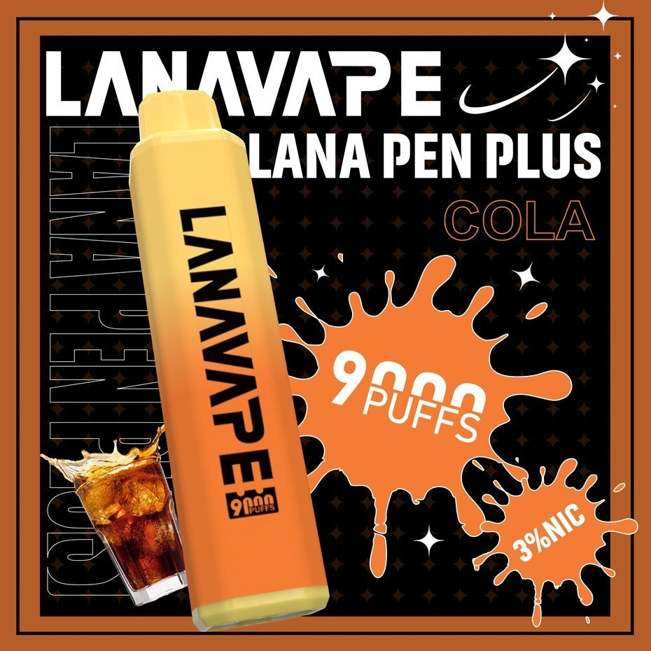 LANA9000口 一次性拋棄式 持久续航 & 快速充电