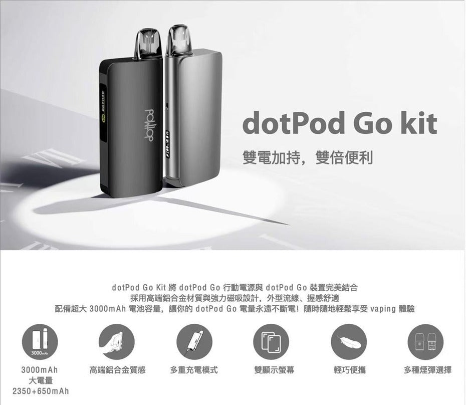 dotPod Go kit 佩特里 注油主機 電力自由，風格隨行