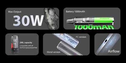 DotPod Lite 佩特里  精品小煙主機 強勁動力 / 氣流自由調節 / 抽吸感應啟動